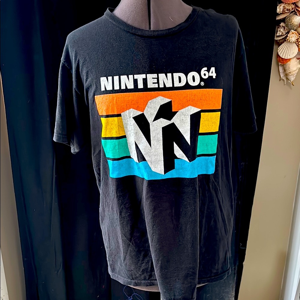 Nintendo 64 Black Graphic T-Shirt